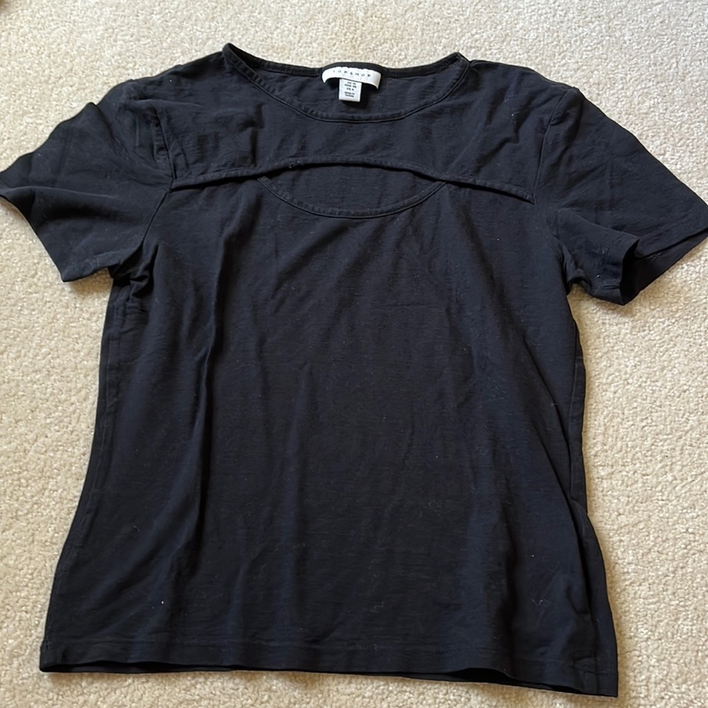Black Topshop shirt